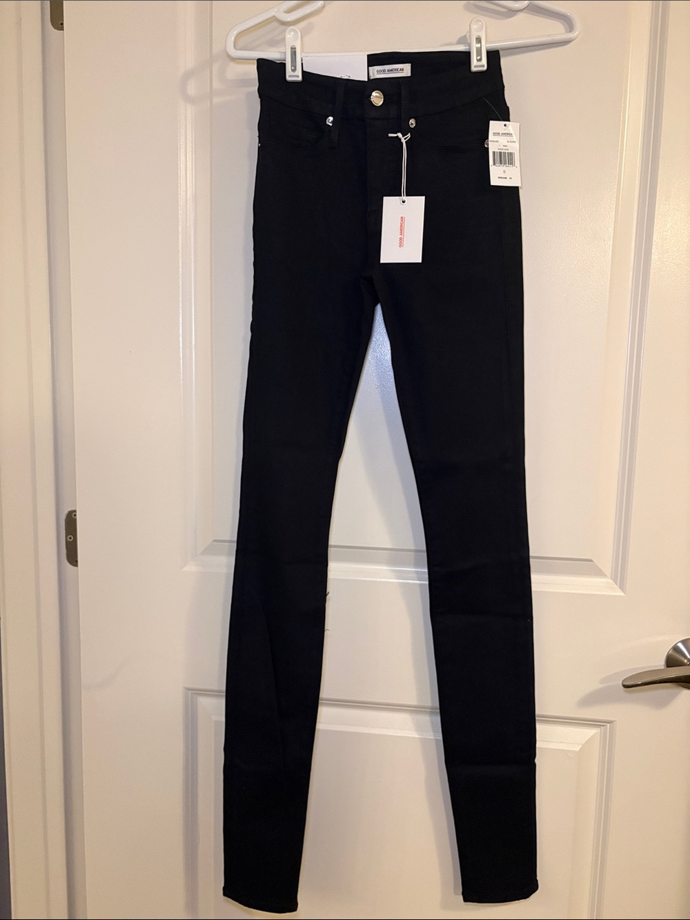 Good American Black Skinny Jeans - Sleek High-Rise - Accepting Offers!